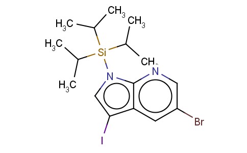 5-BROMO-3-IODO-1-TRIISOPROPYLSILANYL-1H-PYRROLO[2,3-B]PYRIDINE